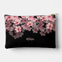 Watercolor Cherry Blossoms Black Pink | Your Name