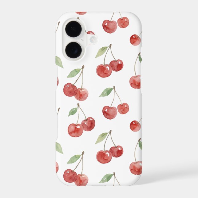 Watercolor Cherry Pattern | Case-Mate (Back)