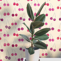 Watercolor Cherry Pattern
