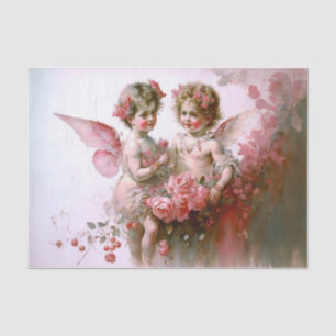 Watercolor Cherubs  Tissue Paper
