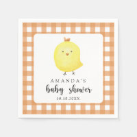 Watercolor Chicken Baby Shower