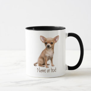 Watercolor Chihuahua, Pet Dog Animal Custom Mug