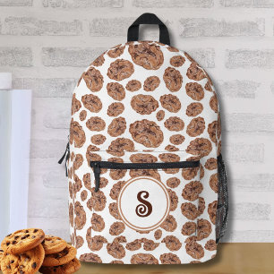 Watercolor Chocolate Chip Cookies Personalised  Printed Backpack