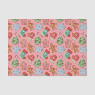 Watercolor Christmas Cookies Tissue Paper
