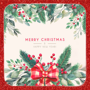 Watercolor Christmas 🌲 Greenery  Sticker