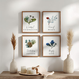 Watercolor Christmas Isiah 9:6