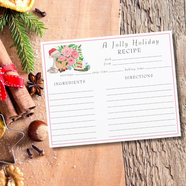 Watercolor Christmas Mixer With Holiday Desserts (Creator Uploaded)