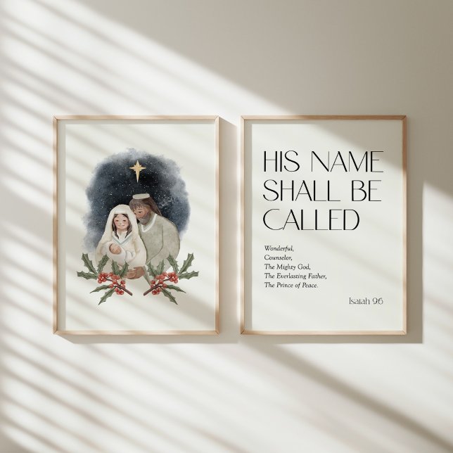 Watercolor Christmas nativity bible verse (Creator Uploaded)