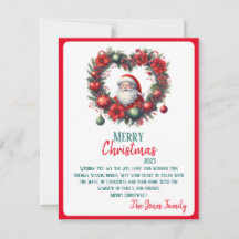 Watercolor Christmas Santa Claus -
