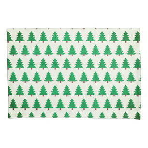 Watercolor Christmas Tree Magical Holiday Pillowcase
