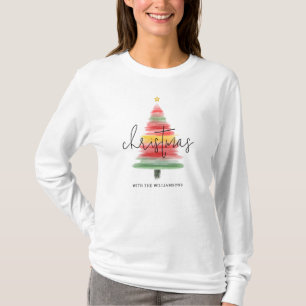 Watercolor Christmas Trees T-Shirt