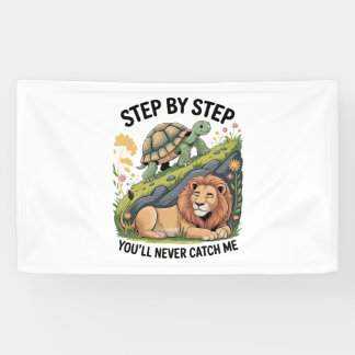 Watercolor Christmas Turtle Banner