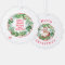 Watercolor Christmas Wreath Santa North Pole 