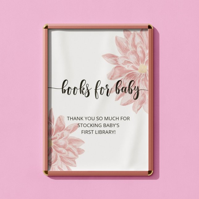 Watercolor Chrysanthemum books for baby Poster (Creator Uploaded)