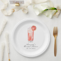 Watercolor Citrus Cocktail Bridal Shower