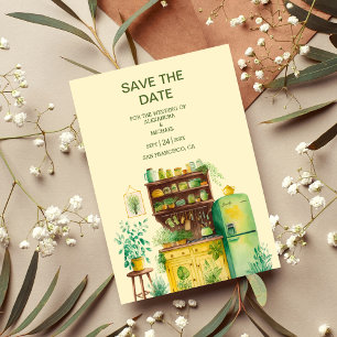 Watercolor Citrus Lemon Destination Wedding Save T The Date