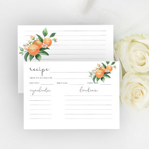 Watercolor citrus orange