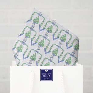 Watercolor Coastal Oyster Topiary Tissue Paper