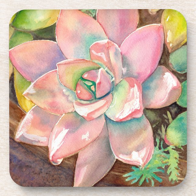 Watercolor coasters by Debra Lee Baldwin (Front)