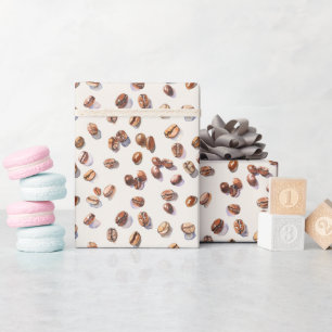Watercolor Coffee Bean  Wrapping Paper