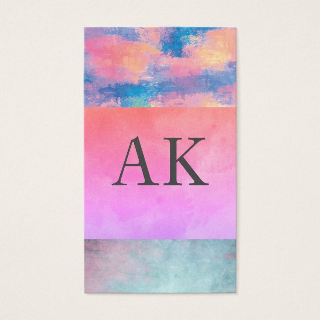 Watercolor Colour Blocks (Front)