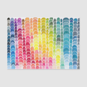 Watercolor Colour Spectrum Art Print Tissue Paper