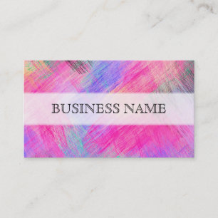 Watercolor Coloured Abstract Background #22 Business Card