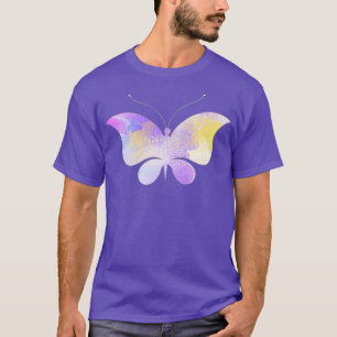 Watercolor Colourful Butterfly Science Lovers T-Shirt