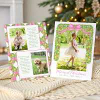 Watercolor Colourful Pink Bow Garland Swag Photo