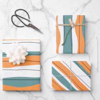 Watercolor colourful Wrapping Paper Sheets, Matte