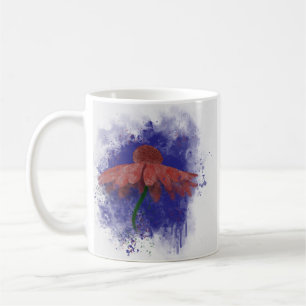 Watercolor Coneflower Mug