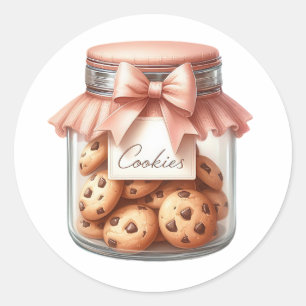 Watercolor Cookie Jar Sticker – Cozy Winter