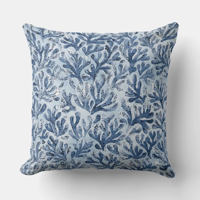 Watercolor Coral Cushion (Front)