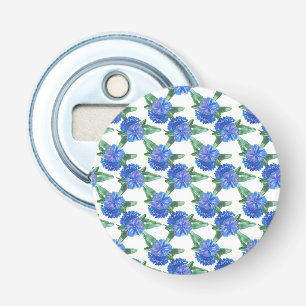 watercolor cornflowers bottle opener