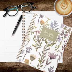 Watercolor Country Floral Planner