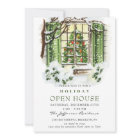 Watercolor Country Holiday Christmas Open House