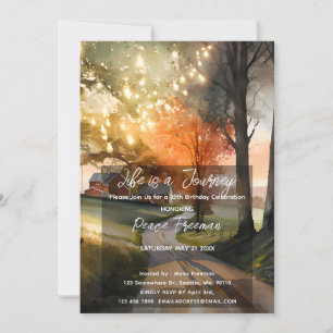 Watercolor Country Road Invitation