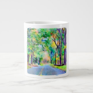 Watercolor Country Road Mug