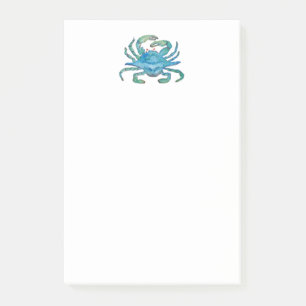 Watercolor Crab Post-it Notes