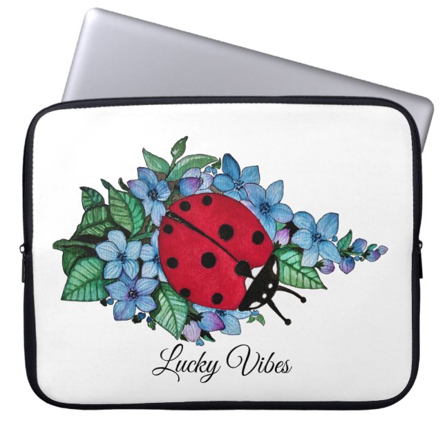 Watercolor cu laptop sleeve (Front)