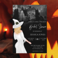 Watercolor Custom Bridal Shower Halloween Blonde