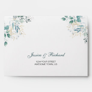 Watercolor Custom Envelope
