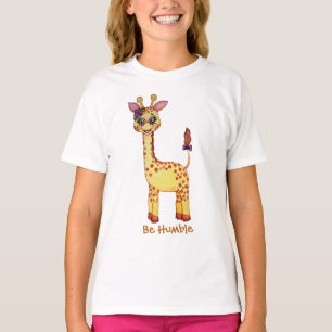 Watercolor Cute Baby Giraffe T-Shirt