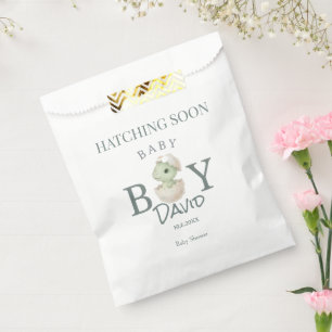 Watercolor Cute Dinosaur Baby Boy Shower Favour Ba Bag