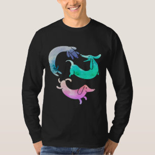 Watercolor Dachshunds Dachshunds Package T-Shirt
