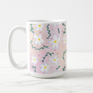 Watercolor Daisies Coffee Mug