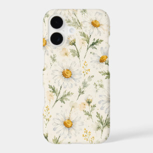 Watercolor Daisy Wildflower Botanical