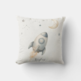 Watercolor decorative pillow for the room