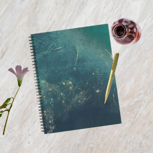 Watercolor Deep Ocean Notebook