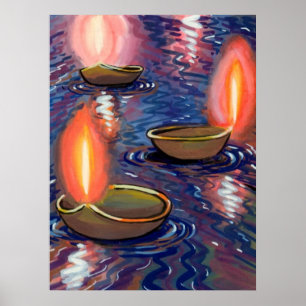 Watercolor Deepas Poster